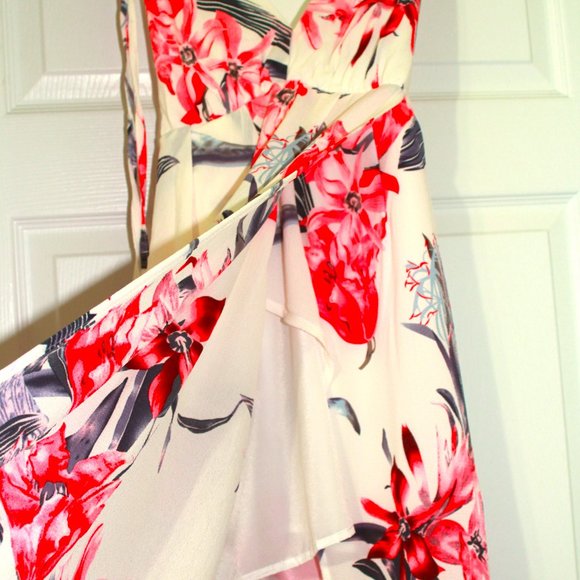 Bundle⚡️ 2/$25 Simplee Floral Print Backless Maxi Dress - Picture 4 of 8